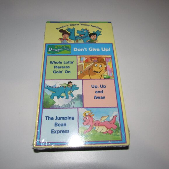 Dragon Tales VHS Don’t Give Up! Reader’s Digest Young Families 2000 Kids Cartoon - Picture 1 of 3